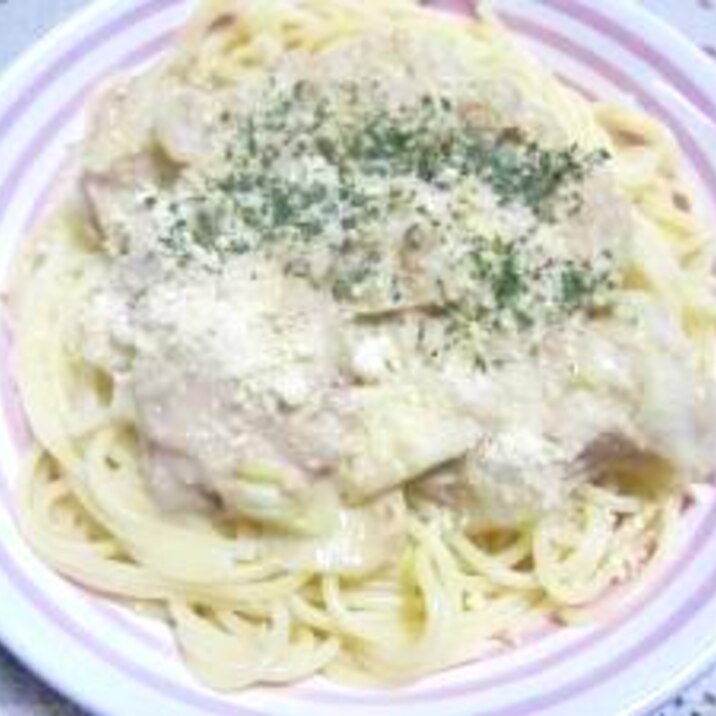 ♪お手軽☆ツナ缶でクリームパスタ♪